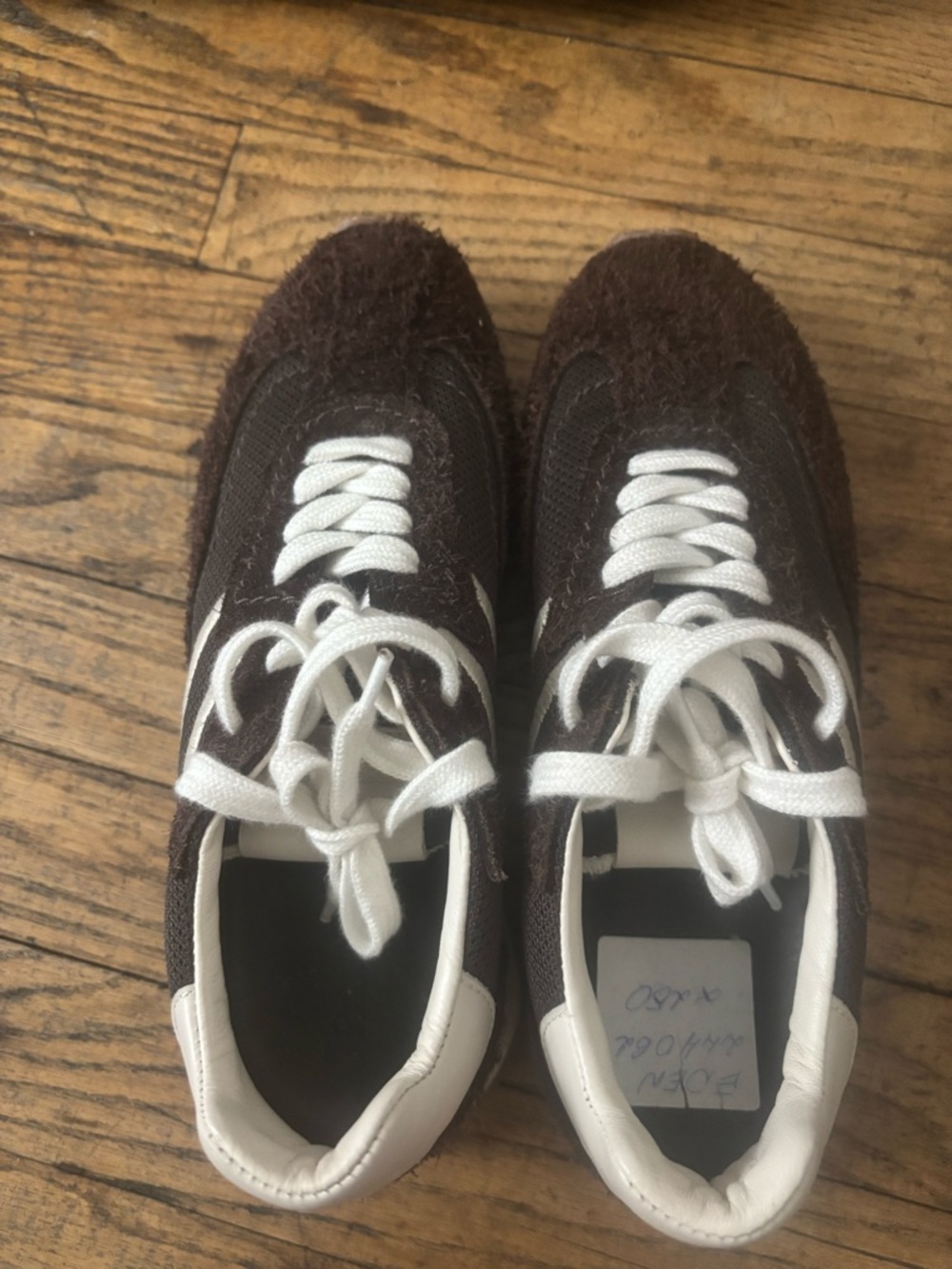 Only worn once Russell & Bromley Suede Women’s sneakers Size 7!